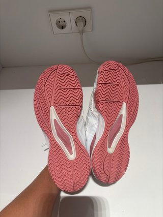 Zapatillas Wilson Rush Pro Ace Junior Blanco Rosa