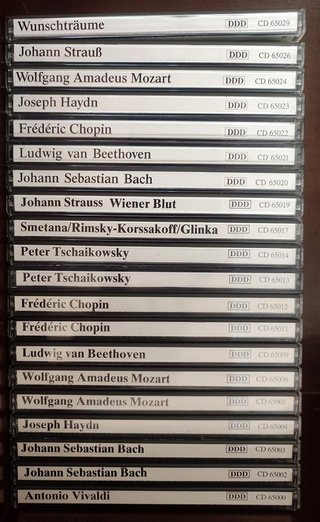 20 CDs de grandes compositores de música clásica