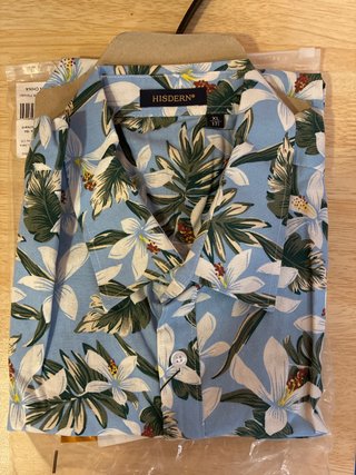 Camisa Hawaiana HISDERN XL Estampada Flores