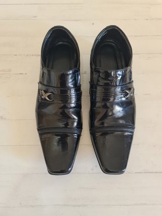 Sapatos Clássicos Formais Italianos Pretos Black
