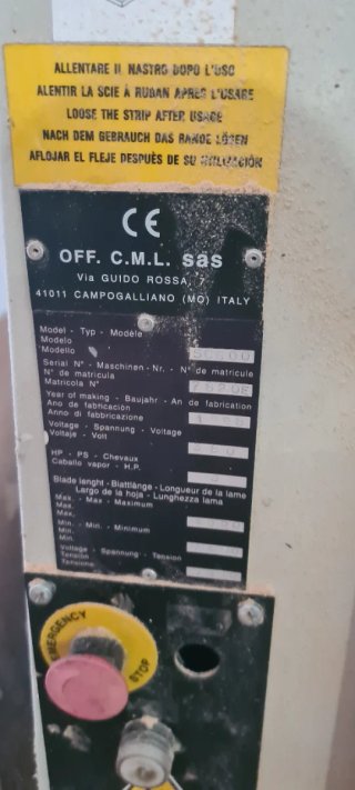Sierra de cinta CML SC600