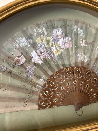 2 ventagli antichi decorativi vintage