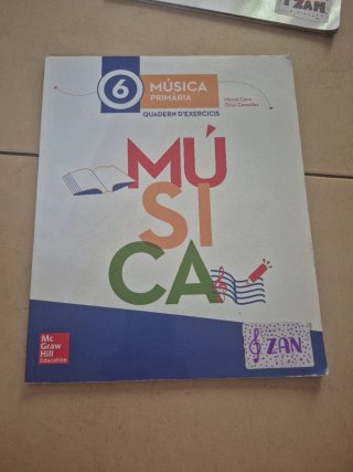 Música, 6 Primària Quadern d'exercicis