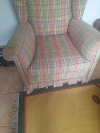 2 Sillones orejeros para tapizar