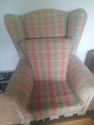 2 Sillones orejeros para tapizar