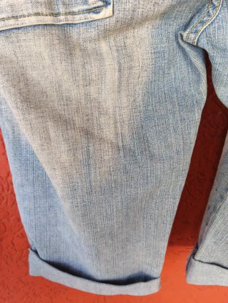 Bermuda jeans donna con decorazioni