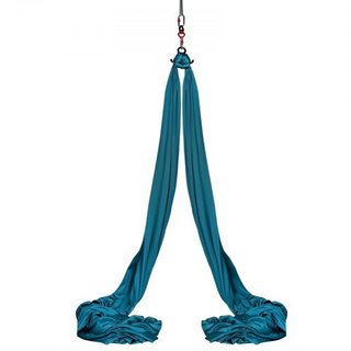 Columpio de Seda Aérea y Yoga, 8.7 Yardas, Kit de Hamaca de Yoga Aéreo con Tela de Nylon de 100gsm, Hardware de Rigging Completo y Guía de Configuración Fácil, Vuelo Antigravedad para Todos los Ni...