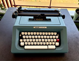 Olivetti Studio 46 Máquina de Escribir Azul