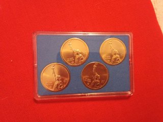 Juego 4 Monedas Dólar American Innovation