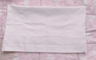 Funda almohada bebé rosa 38x48 topitos