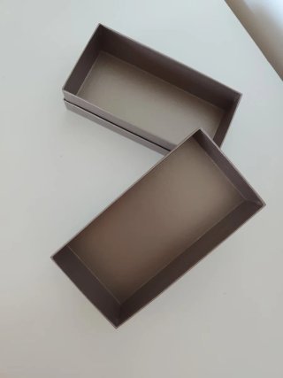 Scatola Bulgari Beige Dorata Nuova