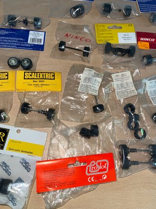 Scalextric LOTE 56 Trenes Ruedas Neumaticos Ejes