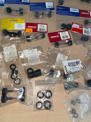 Scalextric LOTE 56 Trenes Ruedas Neumaticos Ejes
