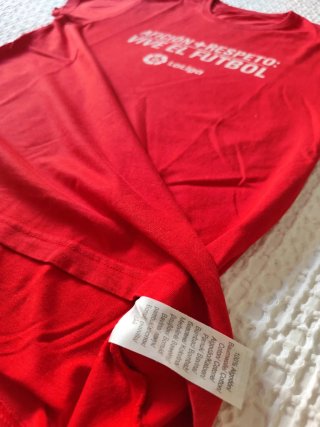Camiseta de LaLiga roja de manga corta Talla M - L