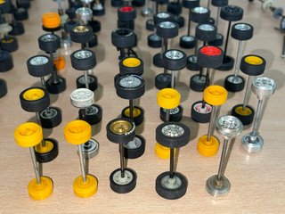 Scalextric ENORME LOTE 223 Trenes de Ruedas Ejes