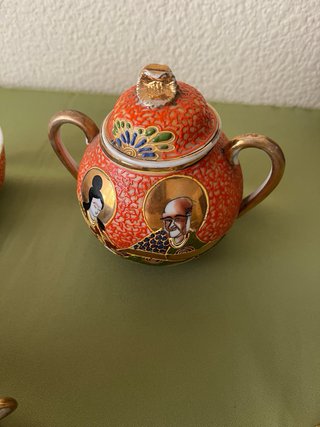 Juego de porcelana china Macao.  Muy antiguo