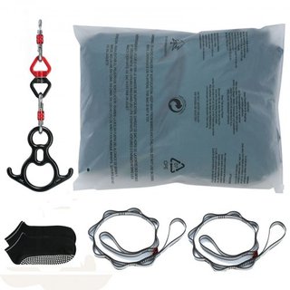 Columpio de Seda Aérea y Yoga, 11 Yardas, Kit de Hamaca de Yoga Aéreo con Tela de Nylon de 100gsm, Hardware de Rigging Completo y Guía de Configuración Fácil, Vuelo Antigravedad para Todos los Niv...
