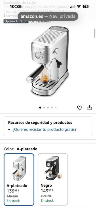 Macchina da caffè espresso Casabrews