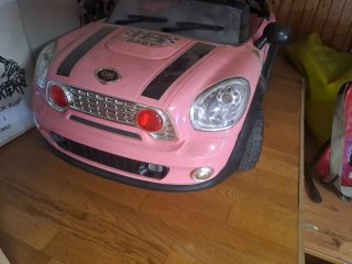 Coche teledirigido rosa bebé 16