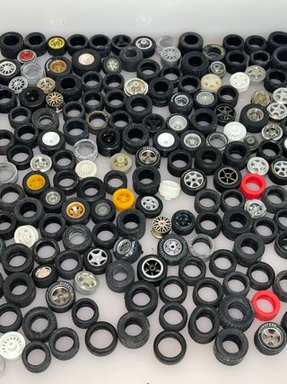 Scalextric LOTE 385 NEUMATICOS Llantas Ruedas scx