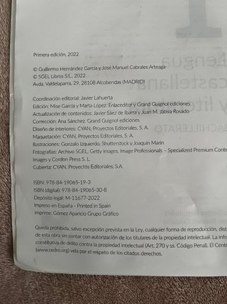 Lengua castellana y Literatura 1º Bachillerato ...