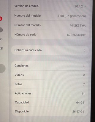 iPad 9ª generación 10,2”