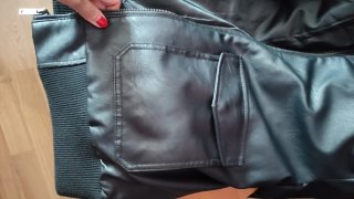 Chaqueta efecto piel Primark Talla L