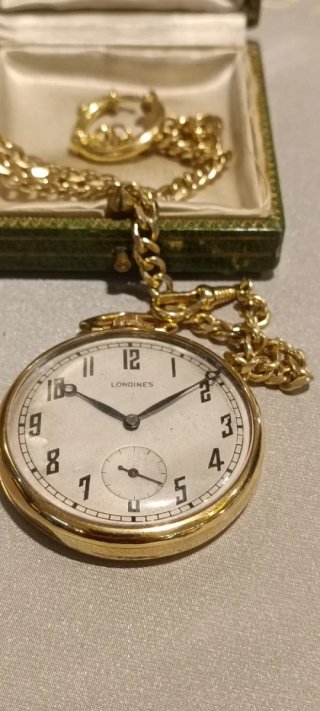 Reloj de Bolsillo Oro Longines
