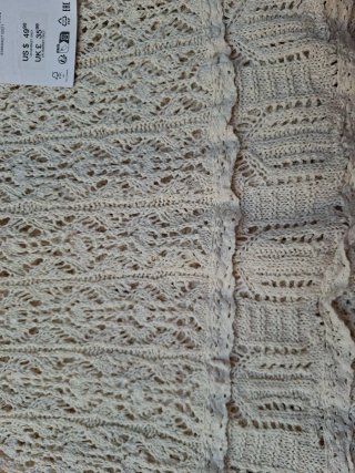 Top de crochet botones
