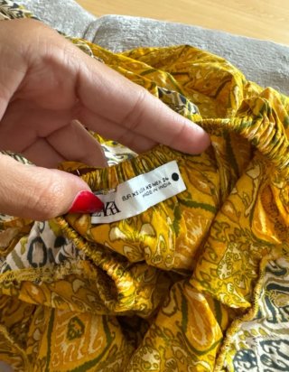 Abito lungo stampato Zara