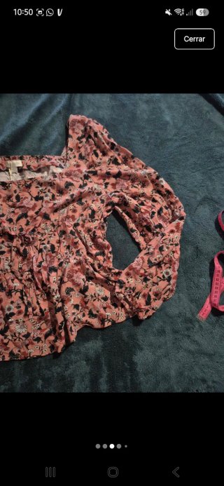 Blusa Monsoon floral talla única