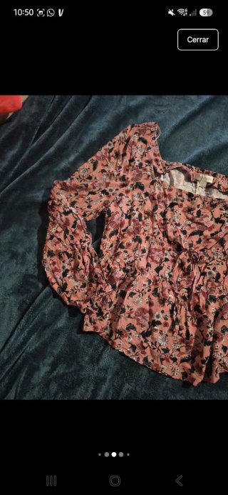 Blusa Monsoon floral talla única