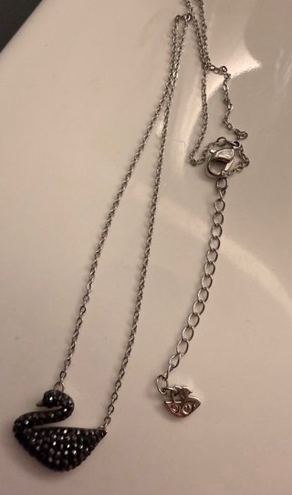 Pendientes Cisne Negro Swarovski Originales