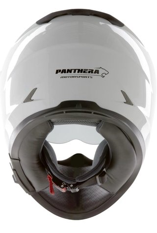 Casco Moto Pantera Blanco Talla M (57-58)