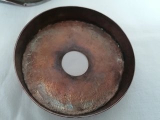 Antigua chocolatera cobre finales S.XIX