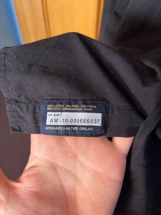 Camisa Aeronáutica Militare C-130J Negra