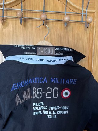 Camisa Aeronáutica Militare C-130J Negra
