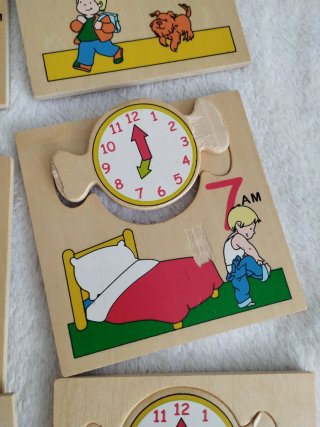 Juego Educativo Relojes y Actividades Diarias