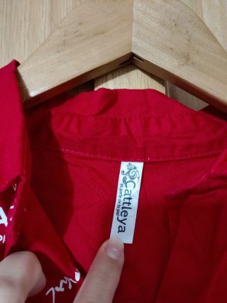 Blusa Chanel Roja Talla Única