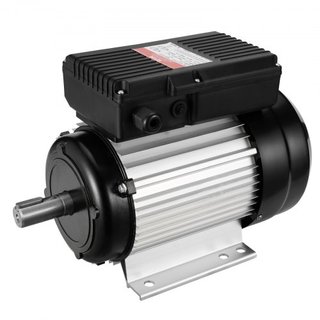 Motor Eléctrico de 2.2KW 2800 rpm, AC 220~240V 13.8A, 90L, Marco B3, Motor de Compresor de Aire Monofásico, Eje Con Diente de 24mm, Rotación CW/CCW para Maquinaria Agrícola y Equipos Generales