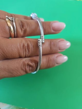 Braccialetto Acciaio Inox + Zinco Nuovo