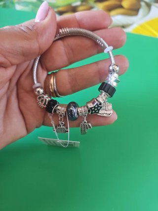 Braccialetto Acciaio Inox + Zinco Nuovo