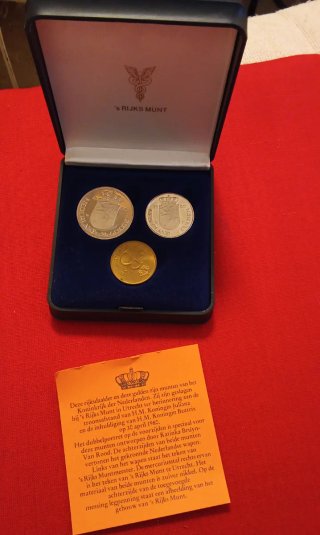 Países Bajos: Monedas Conmemorativas Reina Beatrix