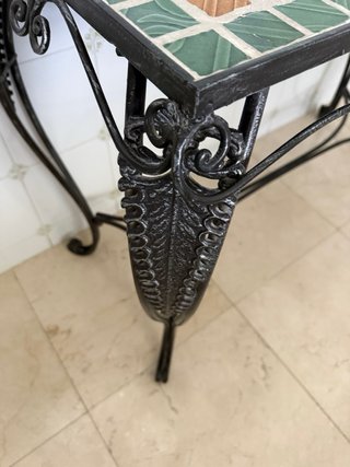 Mesa consola mosaico + Espejo. Trencadis.