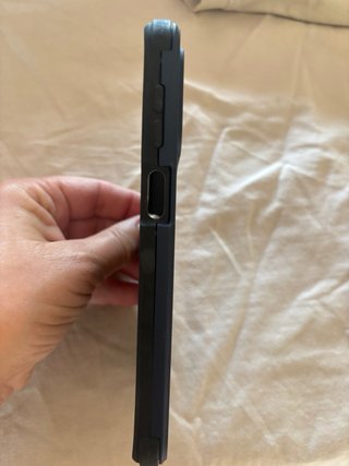 Funda Samsung A12 azul oscuro con Tapa Cámara