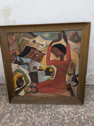 Óleo antiguo 1951