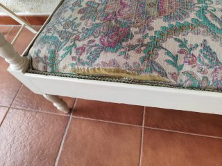 Conjunto Muebles Terraza Madera y Tela