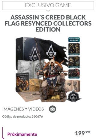 Assassin's Creed Black Flag Resynced Ed. Colecci.
