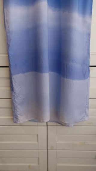 Vestido Largo Azul Degradado -Athenea- Talla S -