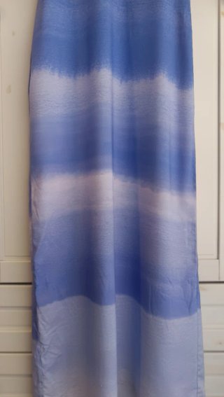 Vestido Largo Azul Degradado -Athenea- Talla S -